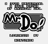 Mr. Do! Title Screen